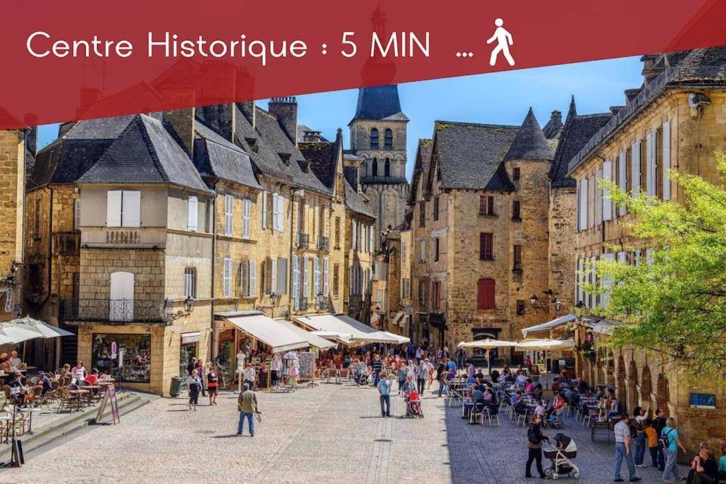Le Spicy 2 Minutes Centre Historique Parking Apartment Sarlat-la-Caneda Ngoại thất bức ảnh